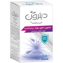 تصویر صابون کرم دار ۲۵ درصد دیترون مناسب پوست های خشک و خیلی خشک ۱۲۵ گرم 
