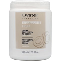 تصویر ماسک مو اویستر مدل سابلیم نارگیل حجم ۱۰۰۰ میلی‌لیتر مناسب موهای آسیب دیده 