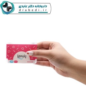 تصویر گوش پاک کن مکعبی پنبه ریز - مقدار: 100 عدد Panberes Cotton Buds