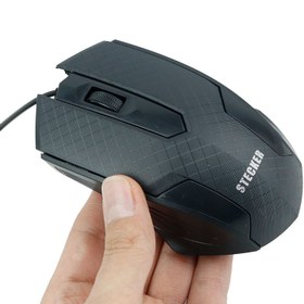 تصویر ماوس سیم دار استکر مدل ST-001 stecker ST-001 Mouse