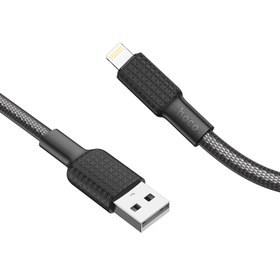 تصویر کابل شارژ هوکو مدل X69 با سری لایتنینگ HOCO X69 Jaeger charging data cable for LIGHTNING