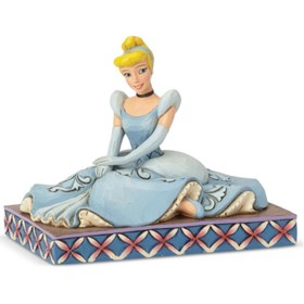 تصویر مجسمه سیندرلا نشسته Cinderella Personality Pose 