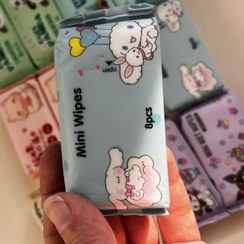 تصویر دستمال مرطوب - طرح سینمورول 