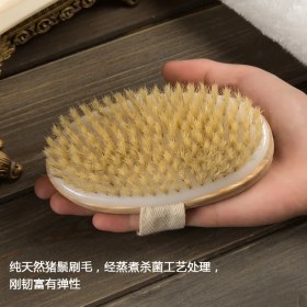 تصویر برس تن شوی چوبی 