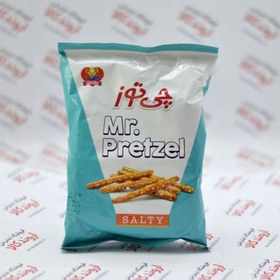 تصویر کراکر نمکی چی توز cheetoz مدل mr.pretzel 