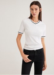 تصویر تیشرت زنانه اکرو ماوی | 1612906 Mavi 