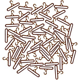 تصویر گیفت طرح چوب لباسی مدل رویا بسته 50 عددی 