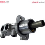 تصویر پمپ ترمز الومینیومی دو مداره تیپ 2 پژو 206 معمولی Brake parts