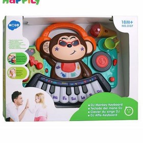 تصویر میمون دیجی هولا تویز Dj Monkey Keyboard 3137