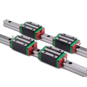 تصویر واگن عرض 15mm بدون لبه مدل HGH15CA هایوین (HIWIN) ساخت تایوان HIWIN HGH15 Linear Guideway Block width 15mm