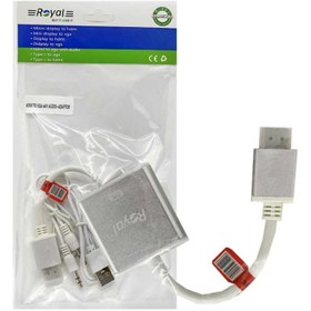 تصویر تبدیل رویال HDMI به VGA کنسولی ROYAL 