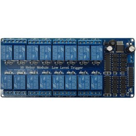 تصویر ماژول رله شانزده کانال 5 ولت 16-Channel 5V Relay Module