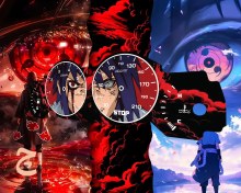 تصویر ورق کیلومتر طرح ناروتو مناسب همه ماشین ها از پراید تا تسلا 