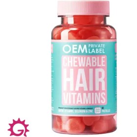 تصویر مکمل پاستیلی هیربرست HairBurst - گل شی 