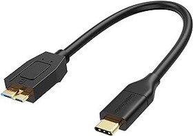 تصویر کابل CableCreation USB C به Micro B 3.0 [2-pack]، سیم شارژ سریع و همگام سازی 10 گیگابیت بر ثانیه Gen2، سازگار با iPhone 15/15Pro MacBook Pro، Galaxy S20، Toshiba Canvio، هارد اکسترنال، 0.3M/ مشکی - ارسال 20 روز کاری ا CableCreation USB C to Micro B 3.0 Cable [2-Pack], Gen2 10Gbps Fast Charging & Syncing Cord Compatible with iPhone 15/15Pro MacBook Pro, Galaxy S20, Toshiba Canvio, External Hard Drive, 0.3M/ Black CableCreation USB C to Micro B 3.0 Cable [2-Pack], Gen2 10Gbps Fast Charging & Syncing Cord Compatible with iPhone 15/15Pro MacBook Pro, Galaxy S20, Toshiba Canvio, External Hard Drive, 0.3M/ Black