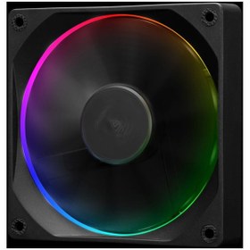 تصویر فن خنک کننده کیس گیمدیاس مدل AEOLUS M3 1204R Gamdias AEOLUS M3 1204R RGB Case FAN