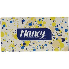 تصویر نانسی دستمال کاغذی جعبه ای 150 برگ دولا سفید 36 عددی سری روشنا 