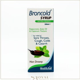 تصویر شربت برون حجم 200 میلی لیتر هلث اید Health Aid Broncold Syrup 200 ml