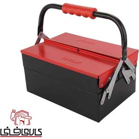 تصویر جعبه ابزار فلزی 30 سانت 2 طبقه آروا مدل 4702 ARVA 4702 tool box