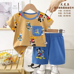 تصویر تیشرت شورت پسرانه کد 21846 