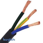 تصویر کابل افشان ۴*۳ خراسان افشارنژاد طول ۱۰۰ متر با روکش PVC 