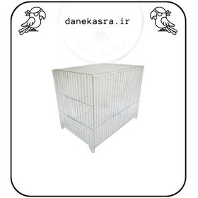 تصویر قفس بزرگ بازاری درجه یک با کفی فلزی درجه یک - کفی پلاستیکی Large market cage with first class metal floor
