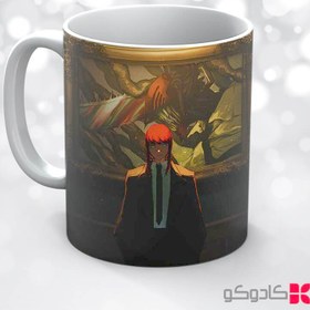 تصویر ماگ انیمه chainsaw man کد 48076 