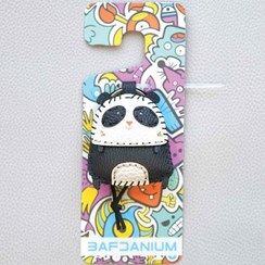 تصویر جاکلیدی و آویز چرمی پاندا 