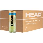تصویر پادل پرو اس پلاس - توپ درجه تورنمنت برند head Padel Pro S+ - Tournament Grade Ball, Designed For Faster Play, Box Of 24 Cans - 72 Balls