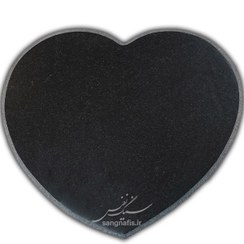 تصویر سنگ قبر طرح قلب 