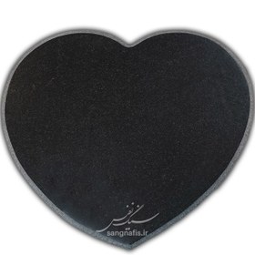 تصویر سنگ قبر طرح قلب 