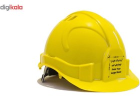 تصویر کلاه ایمنی پرشین مدل Dwarf 7 - زرد 
