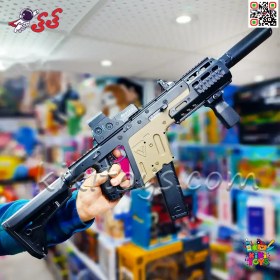 تصویر تفنگ و مسلسل ساچمه ای تیر ژله ای و رگباری اسباب بازی VECTOR GUN F931B 