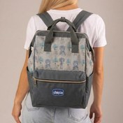 تصویر کوله پشتی لوازم نوزاد طرح خرس چیکو | کیفیت مشابه اصل، جادار و ضد آب | کانگومام 