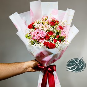 تصویر دسته گل رز مینیاتور 