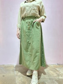 تصویر دامن کنفی کمر کشی 