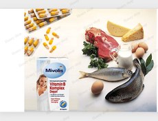 تصویر کپسول ویتامین ب کمپلکس میولیس ۶۰ عددی 