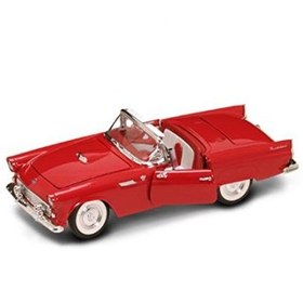 تصویر ماکت ماشین فورد تاندربرد 1955 FORD THUNDERBIRD CONVERTIBLE1/18 RED 