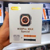 تصویر ساعت هوشمند ۲ بند با ایرپاد مدل W30 Pro Max W30