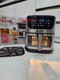 تصویر سرخ کن تفال 15 لیتر دو المنت مدل EY915 کیفیت عالی فروش ویژه داخل گالوانیزه Airfryer Tefall EY915