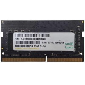 تصویر رم لپ تاپ 4 گیگ Apacer DDR4-2133 MHZ 1.2V 