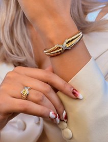 تصویر ست : انگشتر - بنگل Ring + Bangle