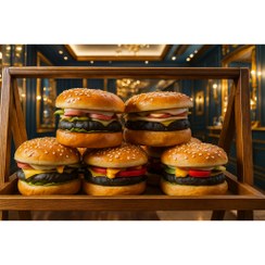 تصویر همبرگر درجه 1 مک دونالد فابریک وارداتی 