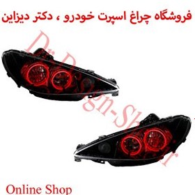 تصویر چراغ جلو خودرو برند ماد پارت ، مدرن و کروز پلاس طرح نعون 3D مناسب برای پژو 206 بسته دو عددی - ماد پارت / مولتی کالر ( بلوتوث ) 