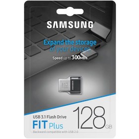 تصویر فلش مموری سامسونگ مدل FIT Plus USB 3.1 ظرفیت 128 گیگابایت ا Samsung FIT Plus USB 3.1 Flash Memory - 128GB فلش مموری سامسونگ مدل FIT Plus USB 3.1 ظرفیت 128 گیگابایت ا Samsung FIT Plus USB 3.1 Flash Memory - 128GB