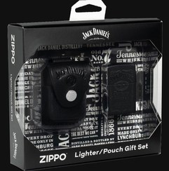 تصویر فندک زیپو مدل 48460 ست جک دنیلز به همراه کیف 