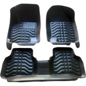 تصویر کفپوش پنج‌ بعدی جک s3 مشکی 