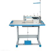 تصویر چرخ خیاطی جک مدل صنعتی راسته دوز تمام اتوماتیک جک مدل A5B - به همراه میز و پایه 