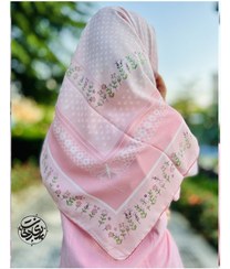 تصویر روسری لاله صورتی 