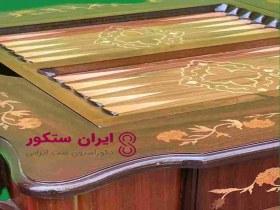 تصویر میز گیمینگ مدرن چوبی 